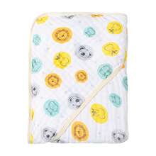 Soft Hooded Baby Diaper Bath Towel - Kit With 2, 3 Or 4 Towels - Bộ đồ cho bé trai 4 khăn tắm - Xem 8