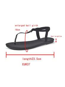 Dép lê quai ngang thời trang mới dành cho nữ, dép xỏ ngón kiểu La Mã sành điệu màu đen, be, nâu; dép đi biển dệt dày màu trơn thoải mái; dép đế dày được các blogger khuyên dùng; giày đi biển mùa hè; dép lê gót thấp mũi tròn khóa cài thanh lịch; dép ngoài trời đơn giản bằng da chống trượt, kháng mùi, đính hạt; dép lê đế bằng đa năng dành cho nữ, dép xỏ ngón. - màu đen - Xem 9