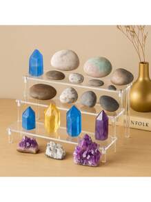 Klare Acryl Präsentationsständer, Ausstellungsregale für Dekorationen, Nagellack, Parfüm, Duftkerzen, Lufterfrischer, Haushaltsspeicher-Organizer für Schreibtisch, Büro, Schminktisch, Schlafzimmer, Badezimmer, Zuhause, Wohnheim, Raumdekoration