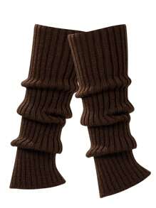 1双女士暖腿袜，可爱针织舞蹈暖腿袜，秋冬款