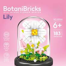 Ewige Blumen Bauklötze - Erschaffe deine Welt mit exquisiten Miniatur-Blöcken in leuchtenden Farben, ideal als Valentinstags-Geschenk, Geburtstagsgeschenk, Muttertagsgeschenk, Neujahrgeschenk, Weihnachtsgeschenk