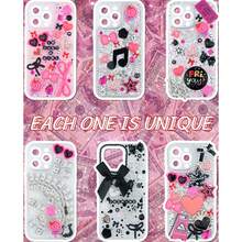 1050 Pcs Junk Phone Case Charms Kit, Charms For Customizing Cases, Kawaii Bow, Letter Beads, Nail Accessories, Flatback Pearls, Rhinestones, Cute Aesthetic Decor For Personalization - 預設 - 查看 3