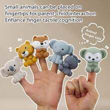 Stackable Floating Bath Boat Toys For Kids, Infant Bathtub Finger Puppets Water Play Toys - Multicolor - View 8