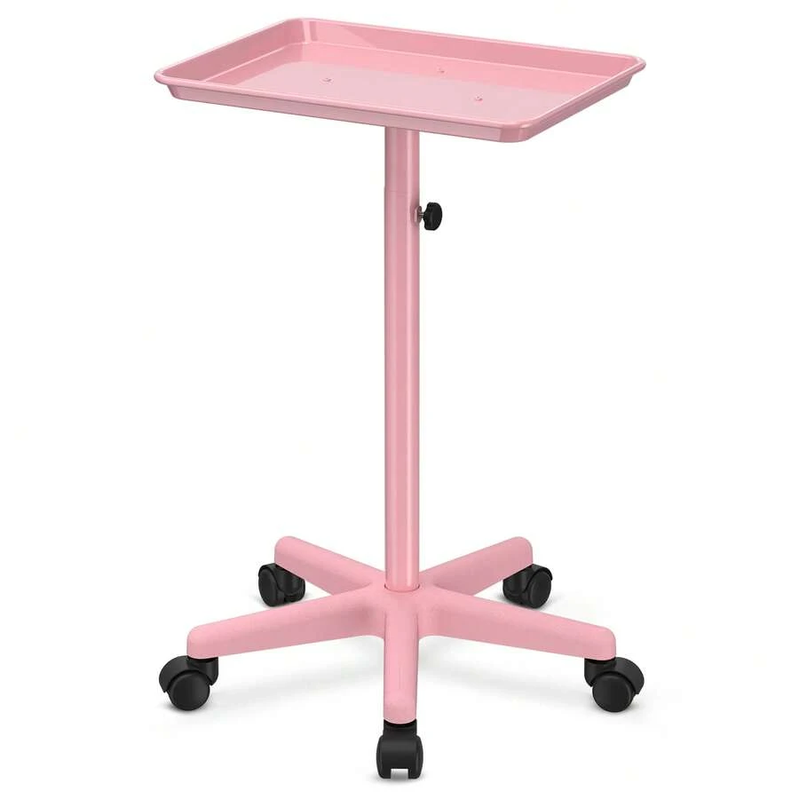KINGSTEAM Carrito Auxiliar Organizador Almacenamiento Multiusos,La base del trípode de cinco patas de la versión actualizada es aún más estable!