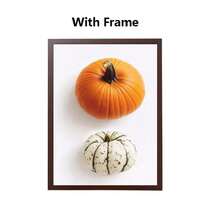 1/3PCS Autumn Harvest Poster Optional Frame Wall Art, Autumn Bounty For Kitchen Decoration, Seasonal Home Wall Decoration Wall Decor Living Room