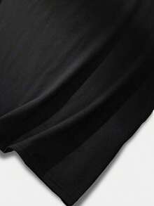 Men's New Hip Hop Fashion Printed T-Shirt - 黑色 - 查看 4