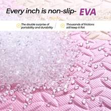 DDCAQIOUA Pink And Purple Color Matching Foam Mat, EVA Material, Foam Sports Mat, Interlocking Mat, Non-Slip, Durable And Comfortable, Suitable For Home, Room, Gym Foam Mat - Multicolor - View 5