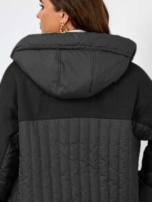 GASMAN Women's Regular Thin Cotton Hooded Jacket, Spring/Autumn