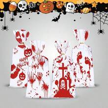 50 buah Kantong Permen Halloween, Kantong Hadiah Pesta, Kemasan Kue dan Camilan Pesta, Kantong Kemasan OPP untuk Camilan (Pengiriman Warna Campur) - MultiWarna - View 5