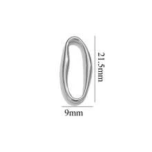 5 件不锈钢 18K 镀金简约镂空框架吊坠链扣和项链连接器 DIY 珠宝制作用品日常佩戴不锈钢吊坠 - 邊框吊墜 - 查看 9