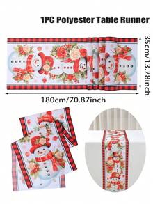 1 قطعة عداء طاولة مركزي لعيد الميلاد، تصميم زهرة وتمثال ثلجي لعيد الميلاد، مفرش طاولة عيد الميلاد، غطاء طاولة عيد الميلاد، ديكورات طاولة عيد الميلاد، ديكورات مطبخ عيد الميلاد، علم طاولة عيد الميلاد، ديكورات منزلية لعيد الميلاد، ديكور غرفة، ديكورات عيد الميلاد، زينة عيد الميلاد، عيد الميلاد، ليلة عيد الميلاد، هدايا عيد الميلاد، ديكور شتوي، ديكور رأس السنة الجديدة 2026