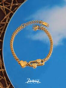 1 chiếc Vòng tay thép không gỉ Boho dành cho nữ Vòng tay hình đồng xu trang sức Quà tặng tiệc Vòng tay chuỗi đồng xu, Thích hợp cho phụ nữ đeo hàng ngày - Kiểu mặt dây chuyền đồng xu - Xem 13