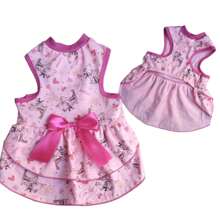 roupinha pet vestidinho fresquinho  verão de malha  para cachorras e gatas