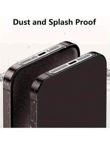 5 件黑色金属手机扬声器网状防尘罩，适用于 12/13/14/15/16 系列，防尘，扬声器油膜，充电端口防尘保护膜黑色 5 个装 - 黑色 - 查看 3