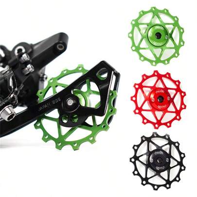  CHOOEE Ceramic Rear Derailleur Pulley For Shimano/SRAM – 13T/15T Bike Jockey Wheel, Smooth MTB & Road Cycling Accessory