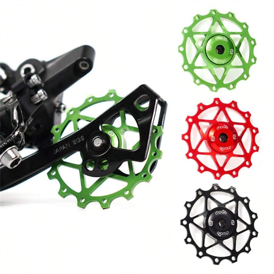 CHOOEE Ceramic Rear Derailleur Pulley For Shimano/SRAM – 13T/15T Bike Jockey Wheel, Smooth MTB & Road Cycling Accessory