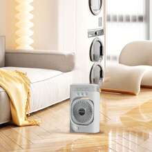 Enfriador de aire portátil y mini acondicionador de aire con ventilador de refrigeración por agua, control de botón, temporizador, ventilador de escritorio pequeño, ventilador de mesa enfriador, luz LED, humidificador, enfriador de aire para oficina, habitación, cocina. Conexión USB