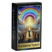 Rainbow Tarot Cards Women's Board Game Playing Decks Divination Oracle Cards, Paper Materials, Good Quality, Only English PDF Guidebook - Photo Color - View 11