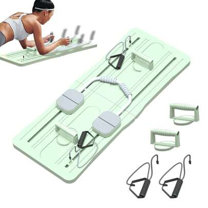 SIDIANBAN Pilates Board Reformer, Foldable Pilates Reformer Board, Multifunctional Abdominal Machine 6 In1 Pilates Sliding Board For Home, Pilates Exercise Board Fitness Equipment For Men, Women