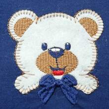 4 Piece Pagan Baby Clothing Kit For Boys Or Girls, Embroidered, Newborn And Premature Sizes - 藏蓝色 - 查看 5