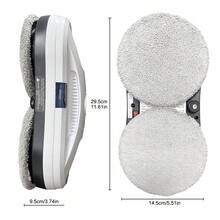 PuRuiKai Smart Window Cleaning Robot – Auto Glass Cleaner With Remote & Edge Detection - EU C Type Plug(220-240V) - View 4