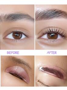 1 Pair Reusable Lash Lift Softening Pads, Ultra Thin Soft Lash Lift Shield For Eyelash Perming Or Eyelashes Dyeing,Can Be Used Brow Tint And Lift, Suitable For Salons And DIY - Multicolor - View 3