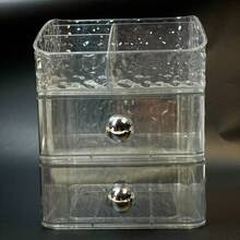 1pc Large Capacity X-Drawer Desktop Organizer, Multipurpose Storage Box For Cosmetics Skincare Remote Controls, Countertop Organizer For Vanity Bathroom Office