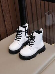 Classic Boots, Comfortable Non-Slip Soft Sole Children's Boots, Boys Girls Outdoor Campus Student Boots, Knight Short Boots