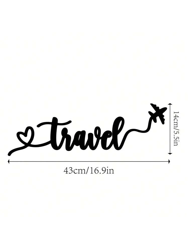 Targa decorativa da parete in latta da 30,5 x 20,3 cm, stile
