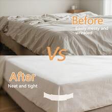 4Pcs Lock Sheet Holders - Bed Sheet Holder For Corners Keep Sheets Firm & Tight - Heavy Duty Bed Sheet Holder Corner Fitted Sheet Straps Fit All Mattress Size