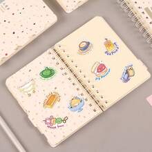 50 Hand-Painted English Cartoon Animal Food Graffiti Stickers For Decorating Luggage And Notebooks - Multicolor - View 5