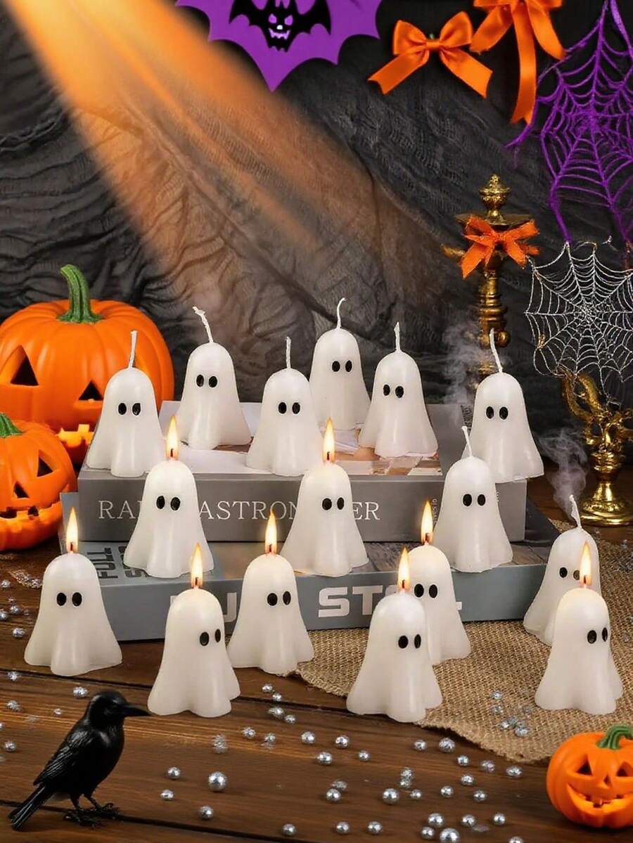 Molde de silicona 3D para velas y jabón de Halloween - Decoración espeluznante, forma asimétrica para moldeo de resina y ornamento para el hogar, silicona y artículo imprescindible para manualidades DIY