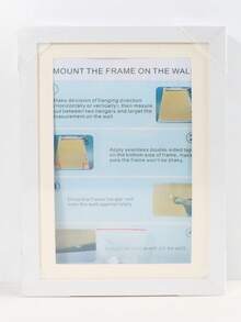 Moldura de exposição de arte magnética de madeira com abertura frontal, tamanho A4, 1 peça, design minimalista, retangular multicolorido, arte mutável, adequada para decoração de casa, exposição de arte infantil, decoração de sala de estar e quarto, pintura e exposição de fotos