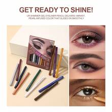 Dragon Ranee 12pcs Eyeliner Pencil Set, Quick Dry, Smooth, Waterproof, Beginner-Friendly Eyeliner Essentials - DR7002 - View 6