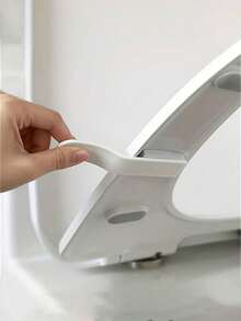 Elevador de tapa de inodoro, evita el contacto con el asiento del inodoro, levanta la tapa del inodoro con el mango para evitar el contacto directo con el asiento, elevador de tapa de inodoro autoadhesivo, herramienta de elevación de inodoro adecuada para oficina, hogar, hotel