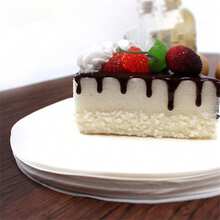 2Set (100pcs/Set) Kitchen Oil-Absorbing Sheet Burger Hamburger Press Paper Nonstick 10CM UK - White - View 5