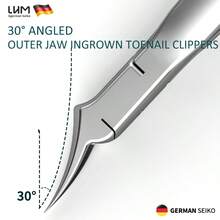 Ferramentas Profissionais de Pedicure, Cortadores de Unhas dos Pés de Aço Inoxidável Profissionais para Homens | Cortadores de Unhas dos Pés para Idosos com Unhas Grossas, Cortadores de Unhas dos Pés de Podologista para Unhas Grossas e Onicomicose