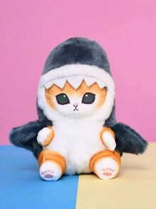 Gato Gatito Michi De Peluche Kawaii Con Disfraz Diseños 22cm Y 30CM - 22cm - Ver 4