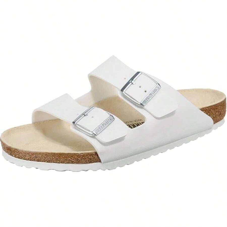 Birkenstock Unisex Arizona Sandals Soft Footbed - 白色 - 查看 1
