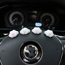 8pcs Random Style Cute Cloud Cartoon Car Interior Dashboard Decor Ornament