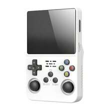 Consolă de jocuri portabilă R36S retro cu jocuri clasice încorporate de 64G, ecran IPS de 3,5 inch, baterie de 3500mAh, mini consolă video retro portabilă, joystick-uri 3D duale