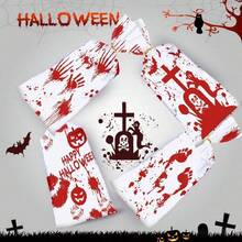 50 buah Kantong Permen Halloween, Kantong Hadiah Pesta, Kemasan Kue dan Camilan Pesta, Kantong Kemasan OPP untuk Camilan (Pengiriman Warna Campur) - MultiWarna - View 3