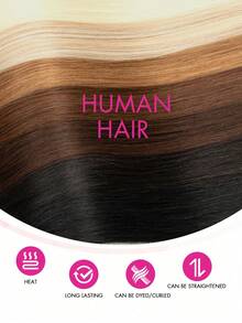 12-24inch Human Hair Extension Pre-Bonded Micro Nano Rings Beads Loop Nano Hair Extensions Cold Fusion Nano Ring Extensions Nano Tip Extensions 50 Strands Human Hair Extensions For Women - Seamless, Invisible & Natural Look Suitable For All People - S18/613 - View 8