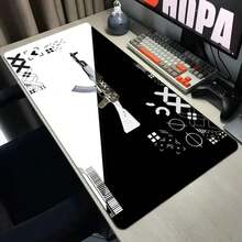 Anime Mouse Pads PrintStream Game Player Mousepads 400x900 Large Mousepad Gamer Anti-Slip Rubber  Company Desk Mat Design - ĐEN-4 - Xem 3