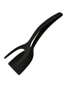 2 In 1 Multipurpose Spatula Nylon Spatula Pancake Steak Egg Meat Kitchen Set - màu đen - Xem 2
