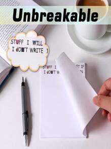 50 Sheets Inspirational Gifts Set Motivational Pens Inspirational Sticky Notes Positive Ballpoint Pens Quotes Notebooks Cute Note Pads Gift For Women Teachers Nurse School Office Supplies - 我會忘記的事情 - 查看 2