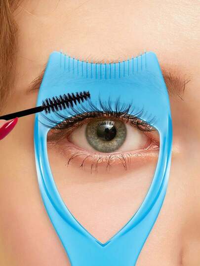 2件装，三合一睫毛膏涂抹器，睫毛膏保护工具，睫毛辅助器，1件可重复使用的化妆助手，适合初学者完美贴合睫毛和眼线，打造自然不结块的睫毛，睫毛膏保护罩涂抹器，带睫毛分离器和睫毛镊子，适合女孩使用。化妆品，便宜，房间装饰，梳妆台，旅行，卧室，化妆配件，便宜，圣诞礼物，化妆品，化妆工具，便宜货，礼物，女士礼物，圣诞礼物