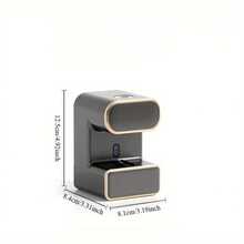 Intelligent Automatic Toothpaste Dispenser – Wall-Mounted, Fully Automatic Sensor Dispensing, 3 Toothbrush Slots, Waste-Proof & Hygienic, No-Drilling Installation, Space-Saving, Ideal For Home Use - 黑色 - 查看 4