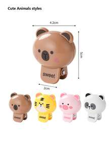 Hộp đựng bàn chải đánh răng hình động vật hoạt hình dễ thương, hộp đựng bàn chải đánh răng du lịch chống bụi di động, bảo vệ đầu bàn chải, hộp đựng bàn chải đánh răng thoáng khí dùng tại nhà và khi đi du lịch với họa tiết động vật dễ thương, thích hợp cho du lịch, kỳ nghỉ và sử dụng hàng ngày. - Nhiều màu - Xem 9