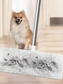 مسح الغبار الكهروستاتيكي للمنزل - يزيل بكفاءة شعر الحيوانات الأليفة والبقع الزيتية وبقع الماء من الأرضيات والأثاث والأسطح في الحمام - جاهز للاستخدام والتخلص منه، تصميم امتصاص سهل، مسح الغبار الساكن | تصميم مسح حديث | مسح عالي الامتصاصية - رمادي - مشاهدة 4